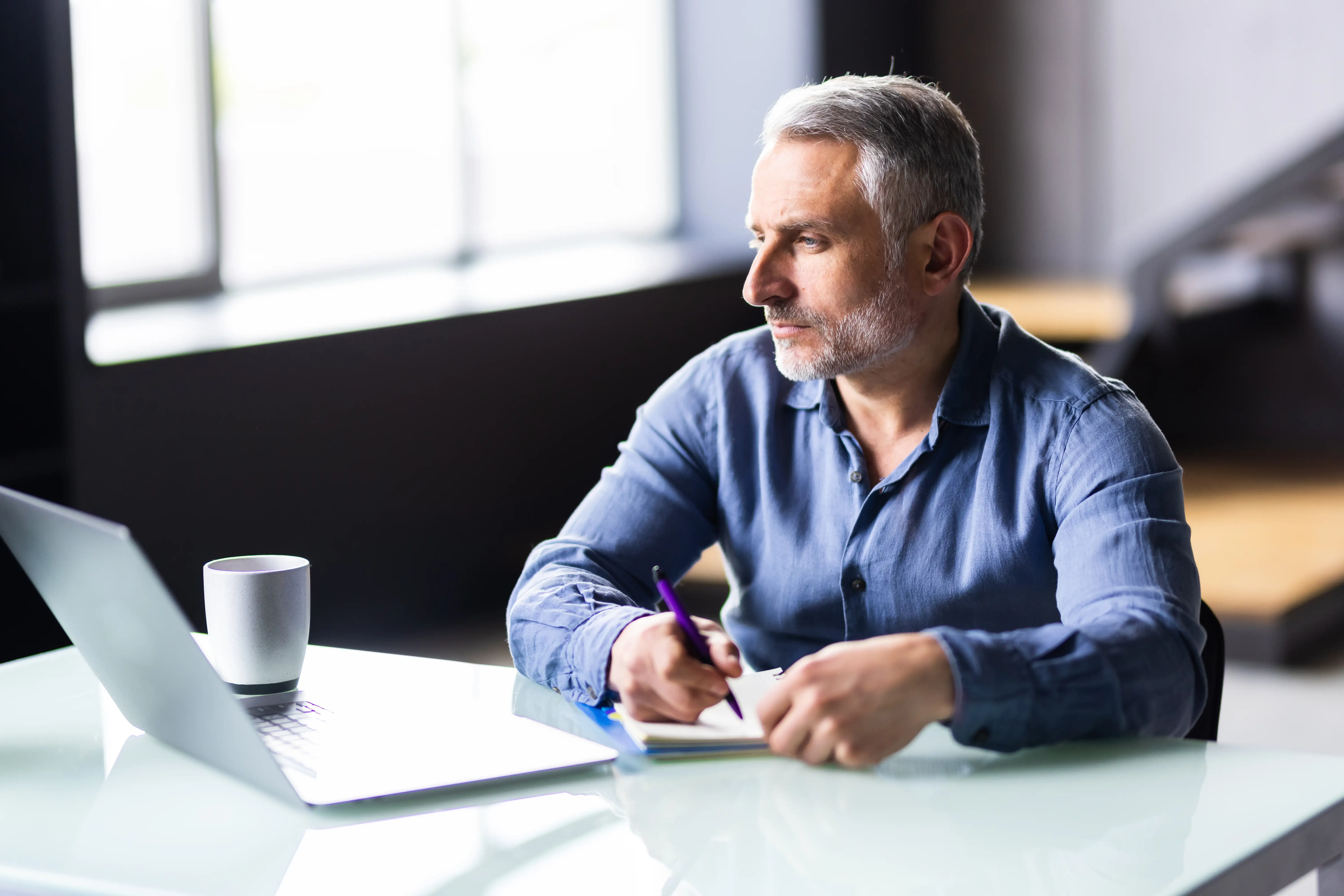 someone working on a screen