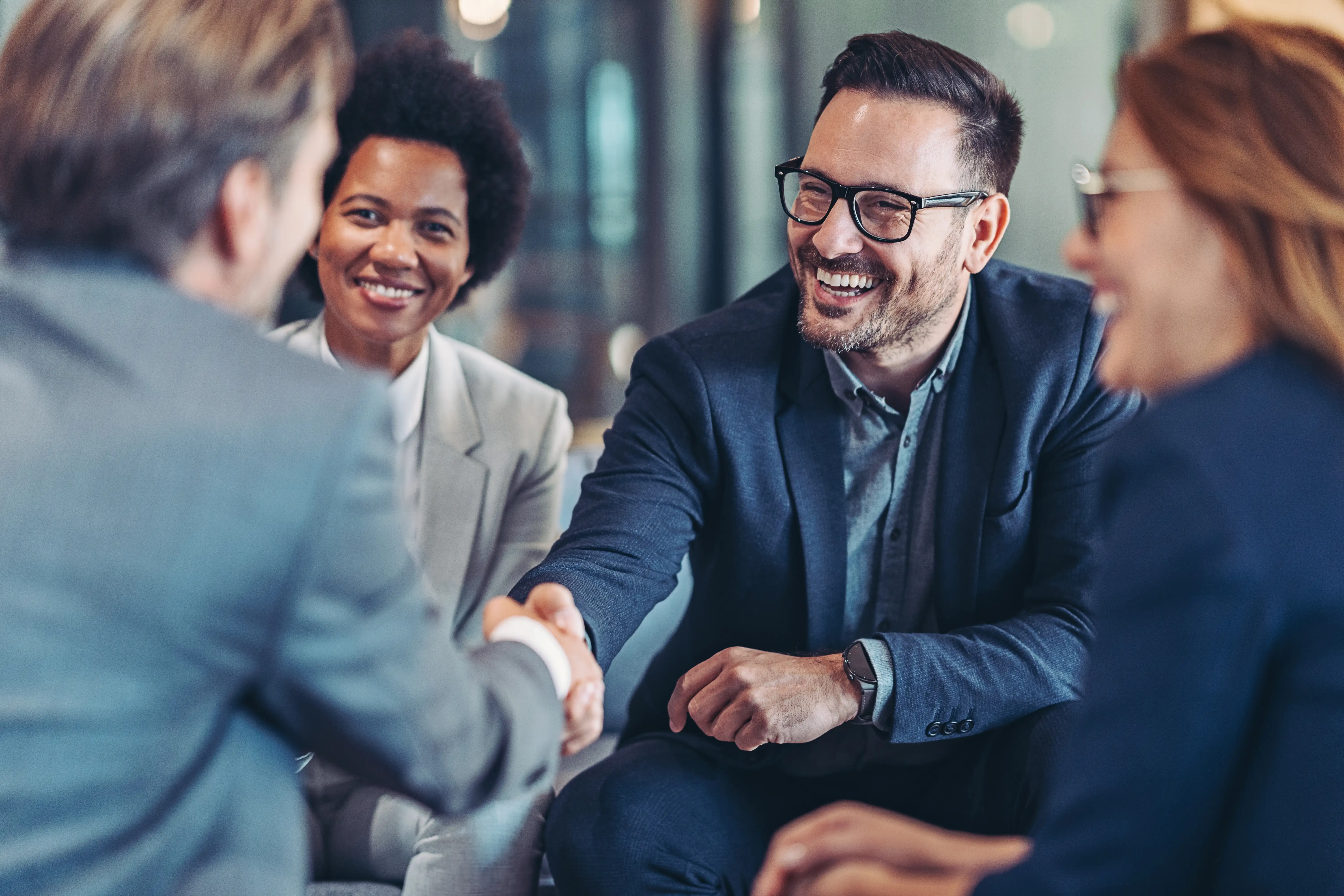 handshake in a group